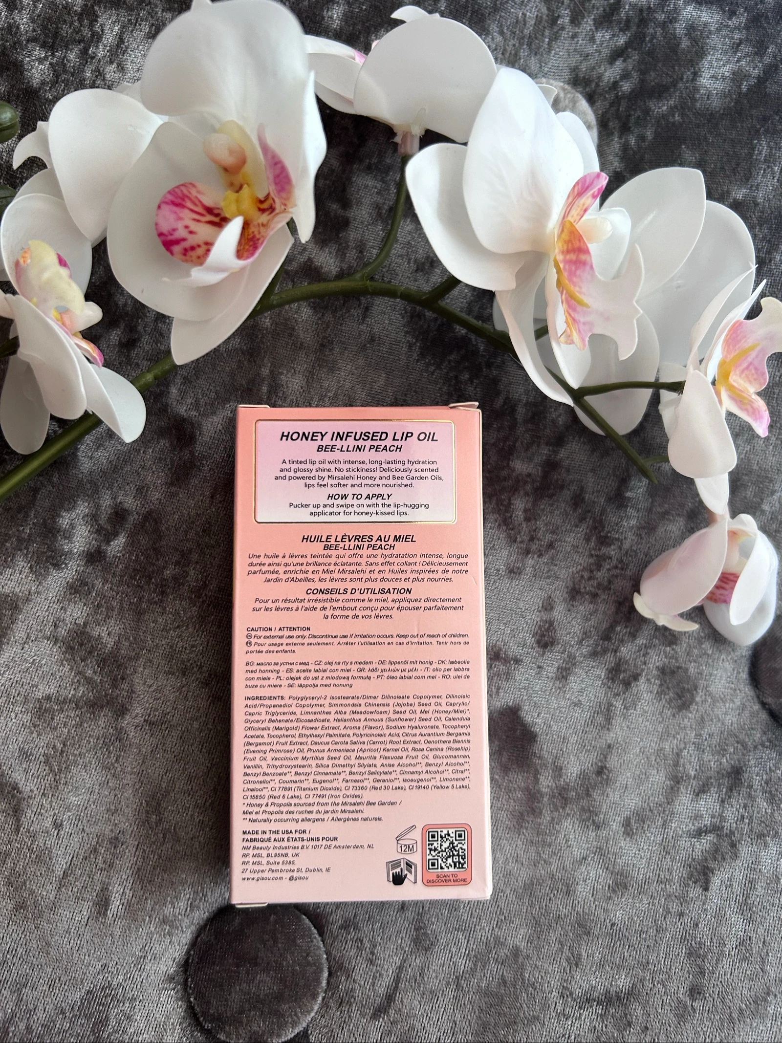 Gisou Honey Infused Lip Oil Beellini - Peach – photo 2